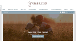 Desktop Screenshot of prairievistavet.com